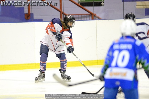 2015-10-18 Hockey Milano Rossoblu U14-Chiavenna 1507 Maeve Tealdi